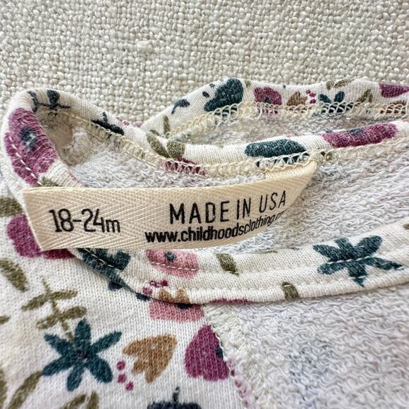 Childhoods Floral Peplum Sweatshirt PLAY 18-24mo - Picture 7 of 7